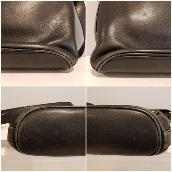 Coach Vintage Black Leather Whitney Bag Style 4115 - Picture 5 of 8